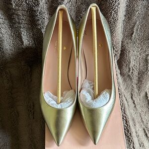 Kate Spade Pale Gold Heels